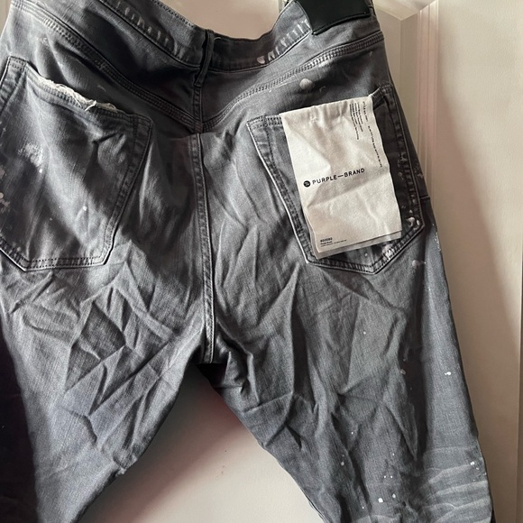 Men’s Purple Jeans - Picture 3 of 7